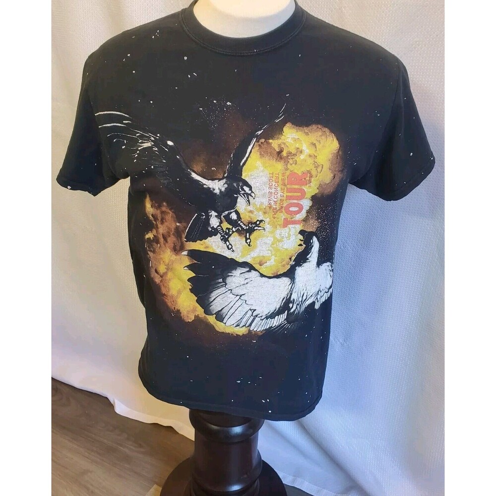 Cactus Jack Travis Scott Birds Eye View Concert Tour 2017 Rare Graphic Sz M